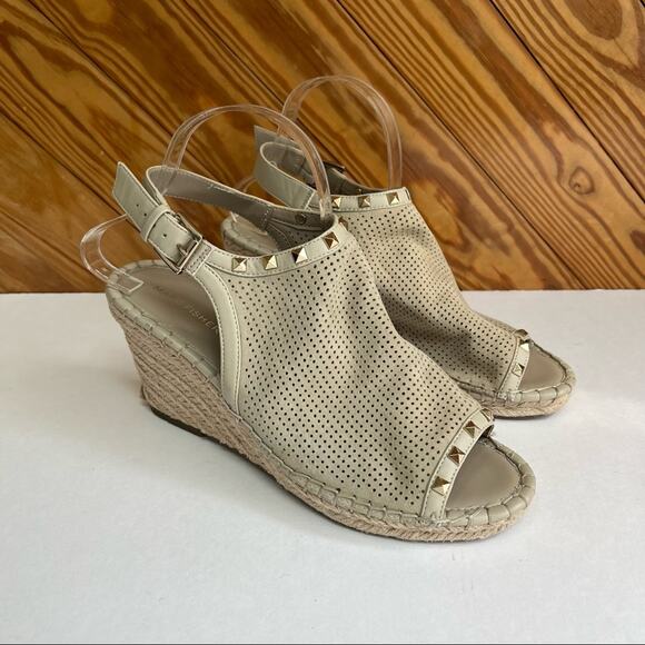 Marc Fischer Senton Studded Espadrille Wedge Sandals - Picture 3 of 8